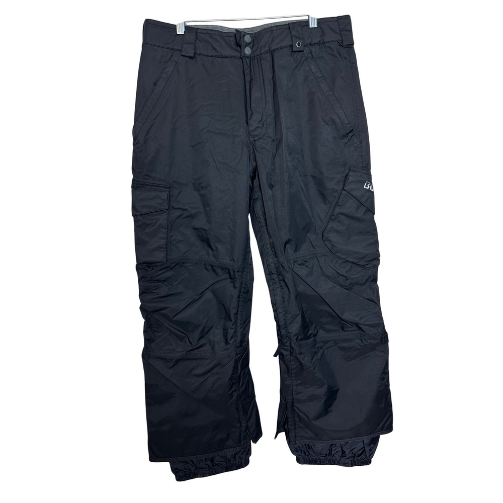 Burton Dryride Snowboard Pants Mens S Short Black Cargo Ski Trousers Utility